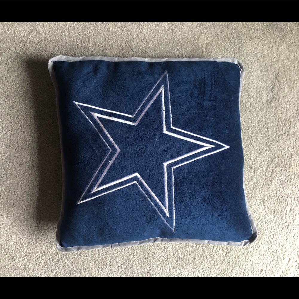 Forever Collectibles Cowboys Throw Pillow